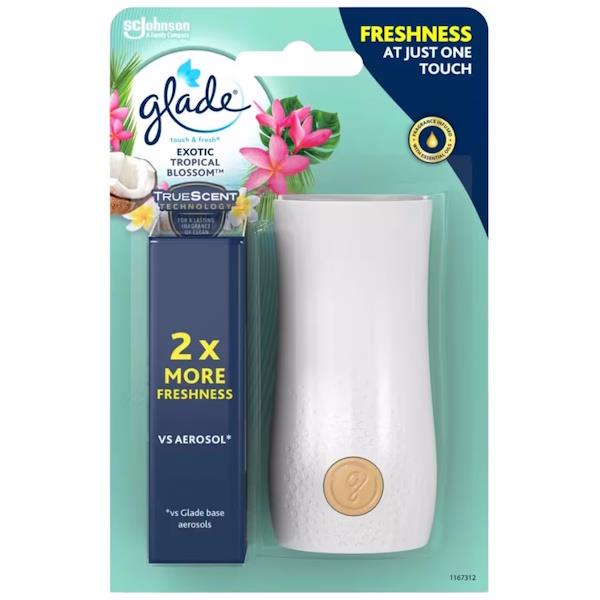Glade Touch N Fresh Kit Exotic Tropical Blossoms 10ml