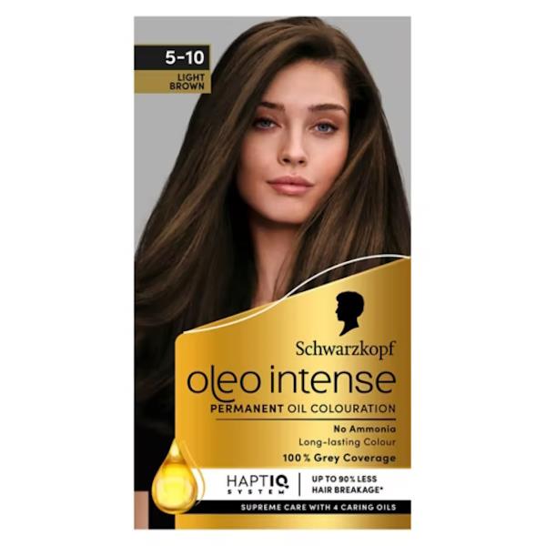 Schwarzkopf Oleo Intense Permanent Oil Colour 5-10 Light Brown