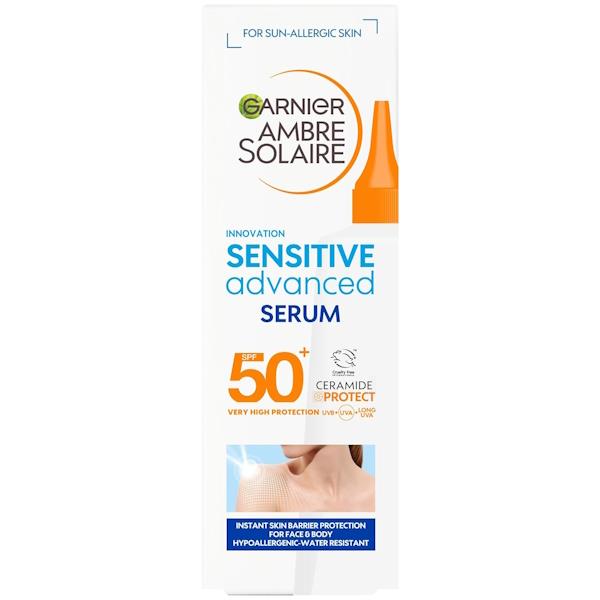 Garnier Ambre Solaire Sensitive Advanced SPF50+ Face & Body Serum 125ml