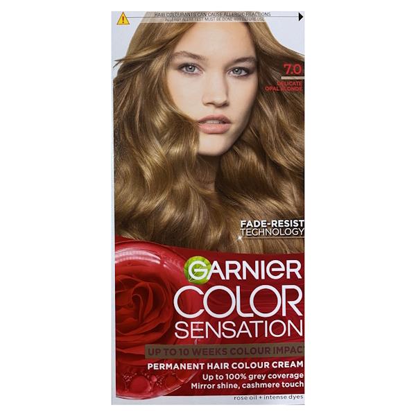 Garnier Color Sensation Intense Permanent Colour Cream 7.0 Delicate Opal Blonde
