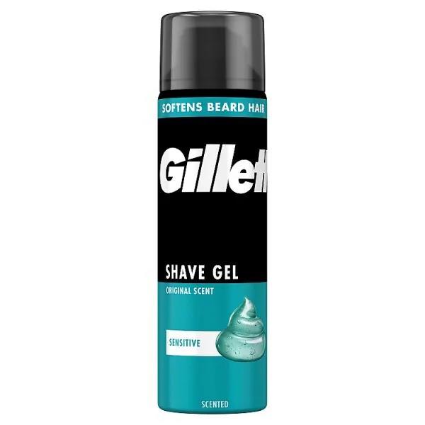 Gillette Shave Gel Original Scent Sensitive 200ml