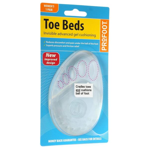 Profoot Toe Beds Invisible Advanced Gel Cushioning Women's One Pair