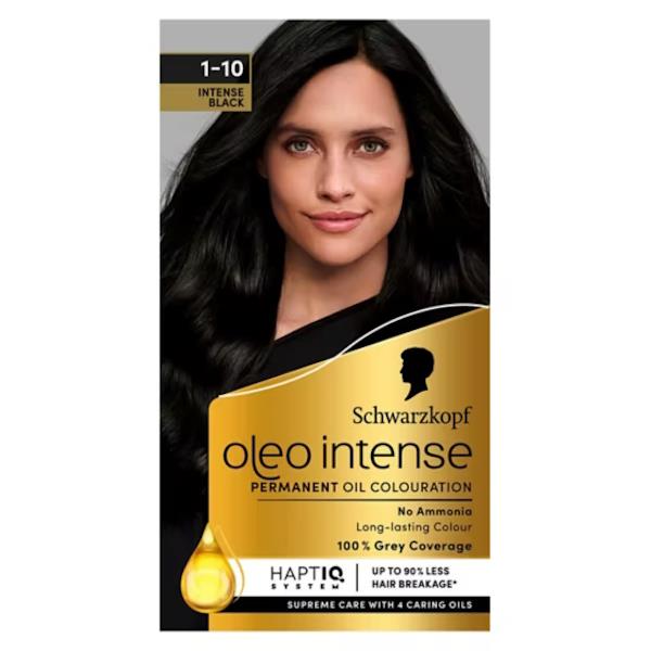 Schwarzkopf Oleo Intense Permanent Oil Colour 1-10 Intense Black