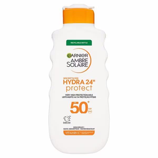Garnier Ambre Solaire Hydra 24 Protect SPF50+ Sun Lotion 400ml