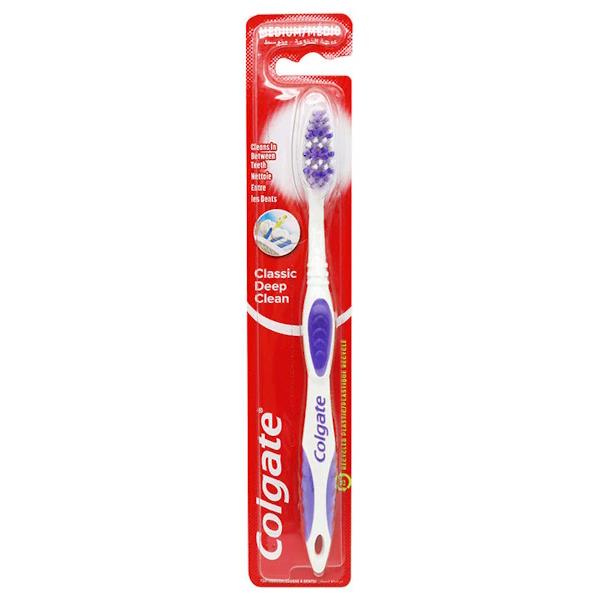 Colgate Toothbrush Classic Deep Clean Medium (Colours Vary)