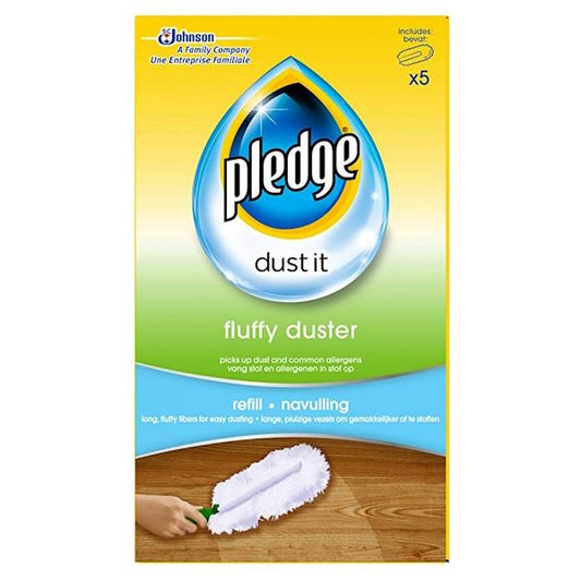 Pledge Dust It Fluffy Duster Refill 5 Refills