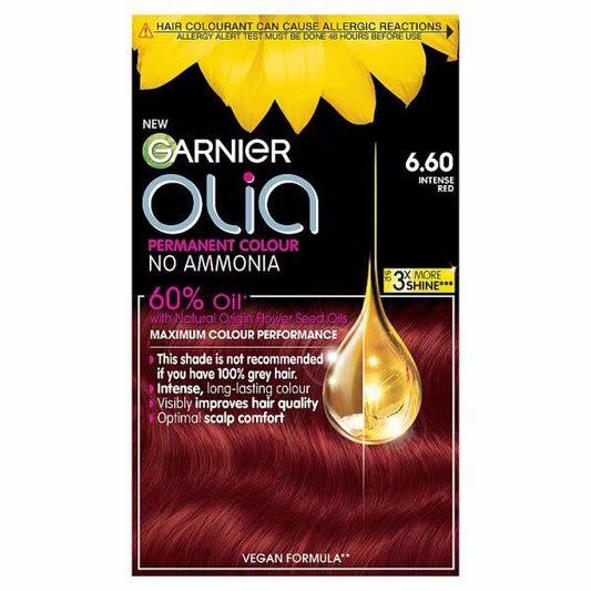 Garnier Olia Permanent Hair Colour 6.60 Intense Red