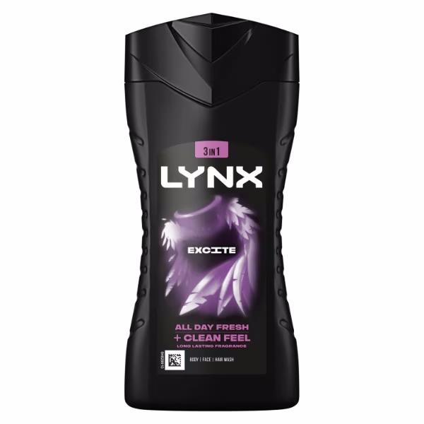 Lynx Excite Bodywash 225ml