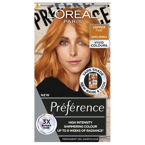 L'Oreal Preference Vivids 7.432 Copper