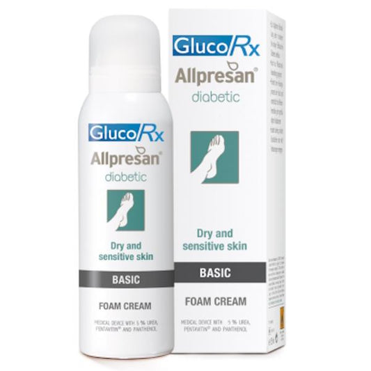 GlucoRx Allpresan Diabetic Basic Foam Cream 125ml (Inc. VAT)