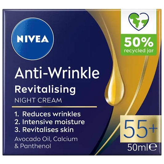 Nivea Anti-Wrinkle Revitalising 55+ Night Cream 50ml