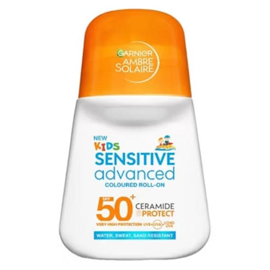 Garnier Ambre Solaire Kids Sensitive Advanced SPF50+ Sun Protection Roll On 50ml