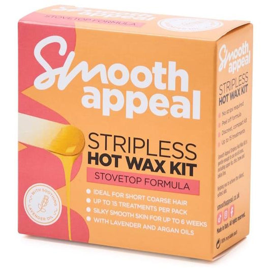 Smooth Appeal Stripless Hot Wax Kit Stovetop Formula 40g