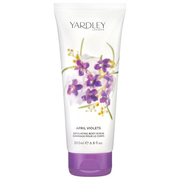 Yardley April Violets Exfoliating Body Scrub 200ml