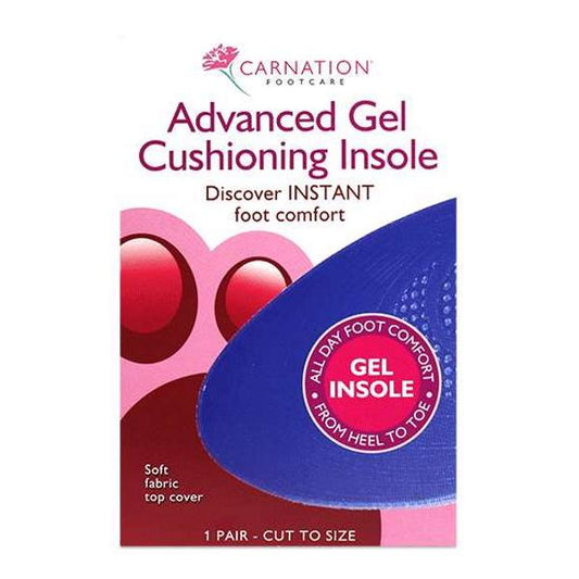 Carnation Footcare Advanced Gel Cushioning Insole 1 Pair