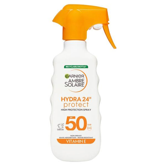 Garnier Ambre Solaire Hydra 24 Protect SPF50 Sun Spray 270ml