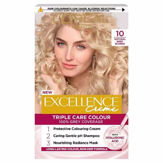 L'Oreal Excellence Creme Triple Care Colour 10 Natural Baby Blonde