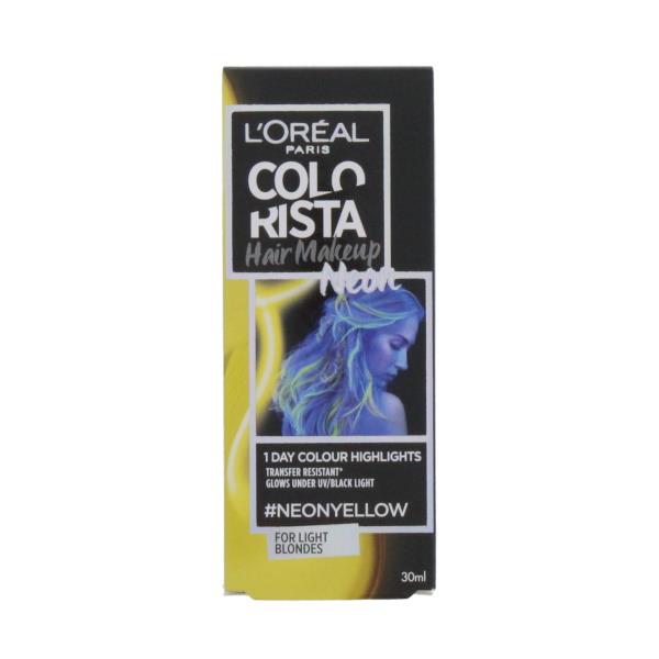 L'oreal Colorista Hair Makeup Neon Yellow 30ml