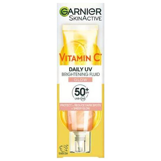 Garnier Skin Active Vitamin C Daily UV Brightening Fluid Glow SPF50+ 40ml