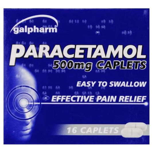 Galpharm Paracetamol 500mg 16 Caplets