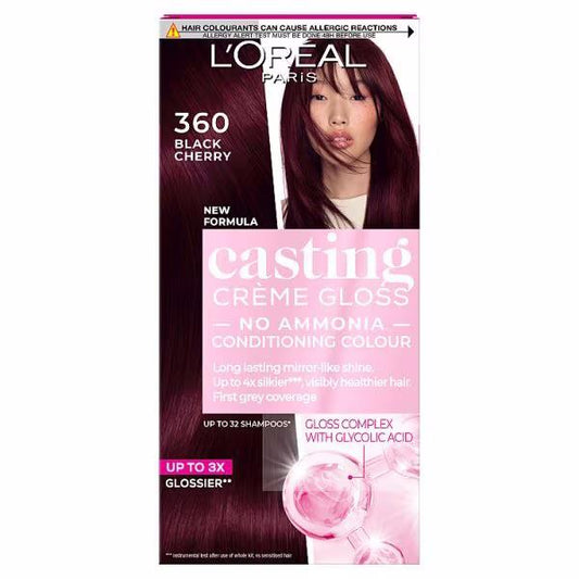 L'Oreal Casting Creme Gloss Semi-Permanent Hair Colour 360 Black Cherry
