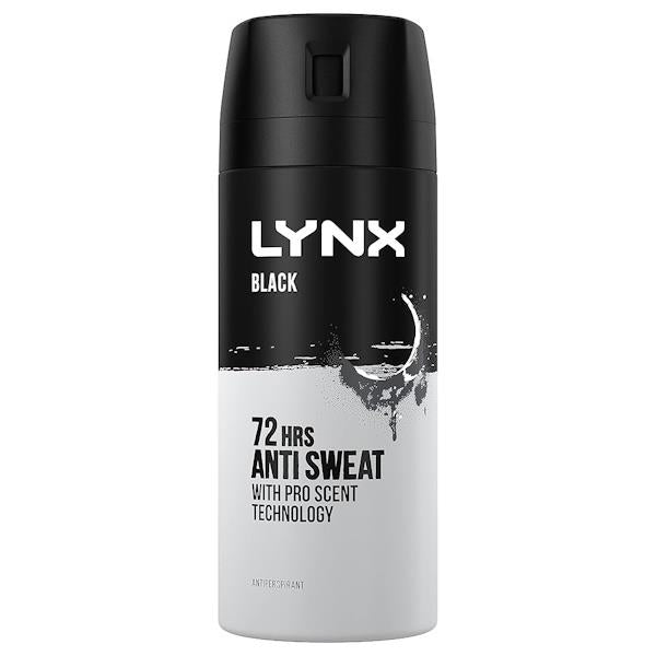 Lynx Black Antiperspirant Spray 150ml