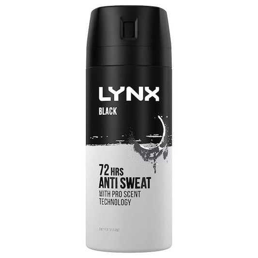 Lynx Black Antiperspirant Spray 150ml