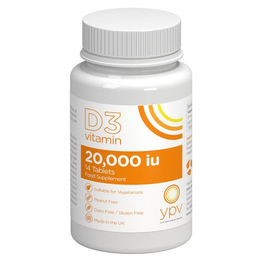 YPV Vitamin D3 20000iu 14 Tablets