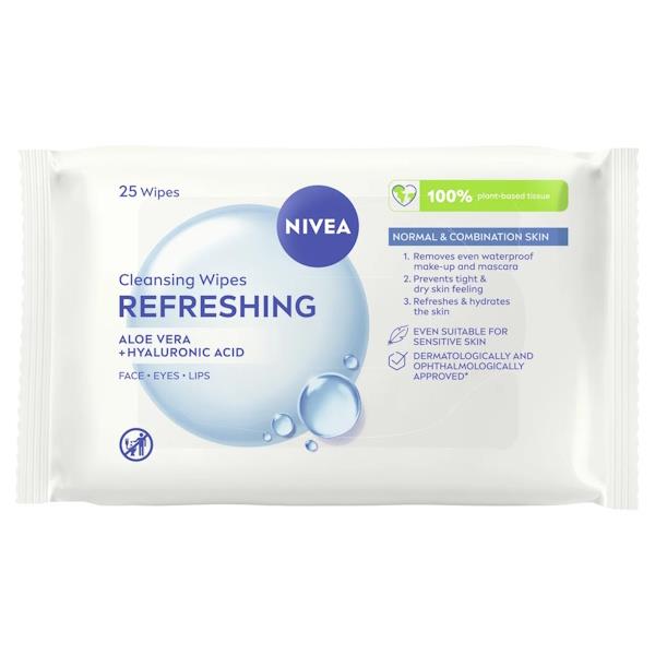 Nivea Refreshing Cleansing Wipes 25 Wipes