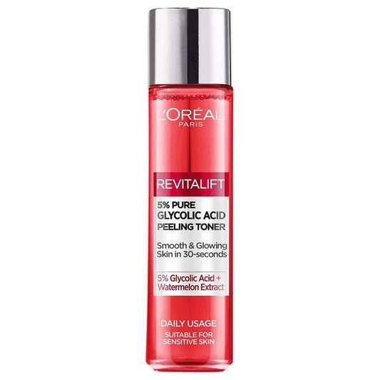 L'Oreal Revitalift 5% Pure Glycolic Acid Peeling Toner 180ml