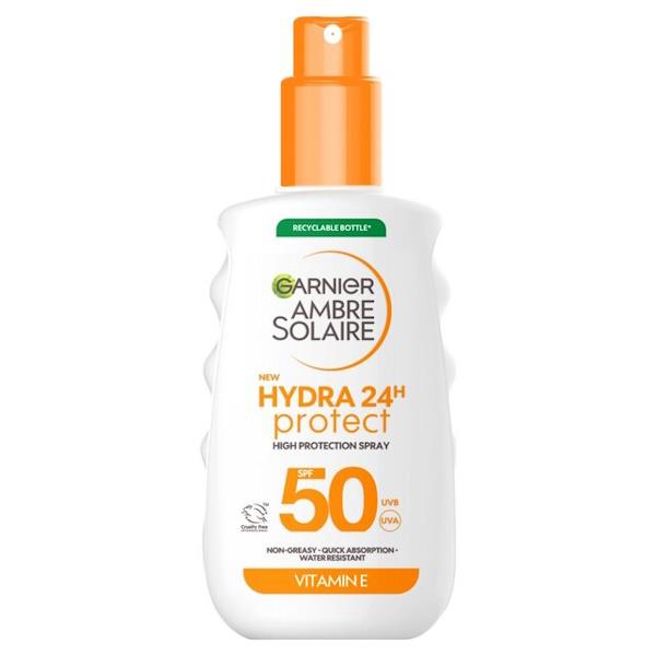 Garnier Ambre Solaire Hydra 24 Protect SPF50 Sun Spray 150ml