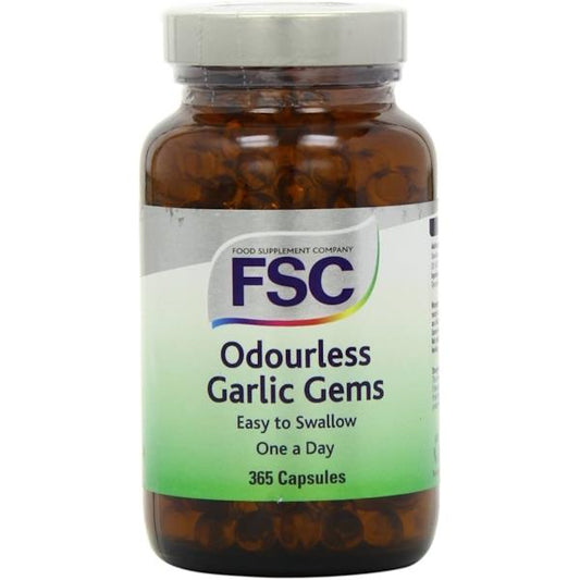 FSC One-A-Day Odourless Garlic Gems 365 Capsules