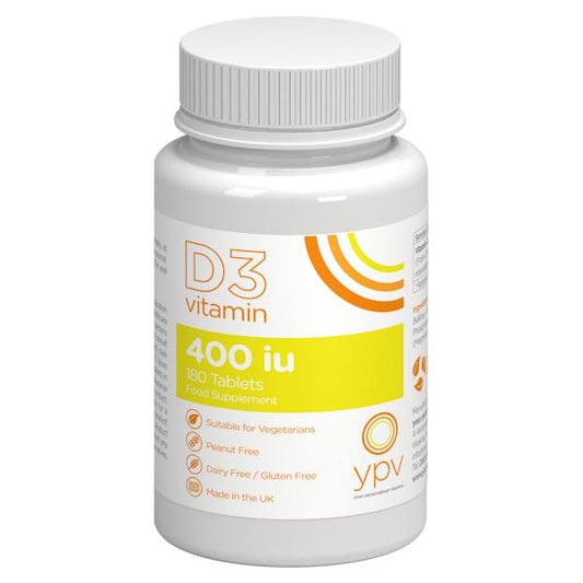 YPV Vitamin D3 400iu 180 Tablets