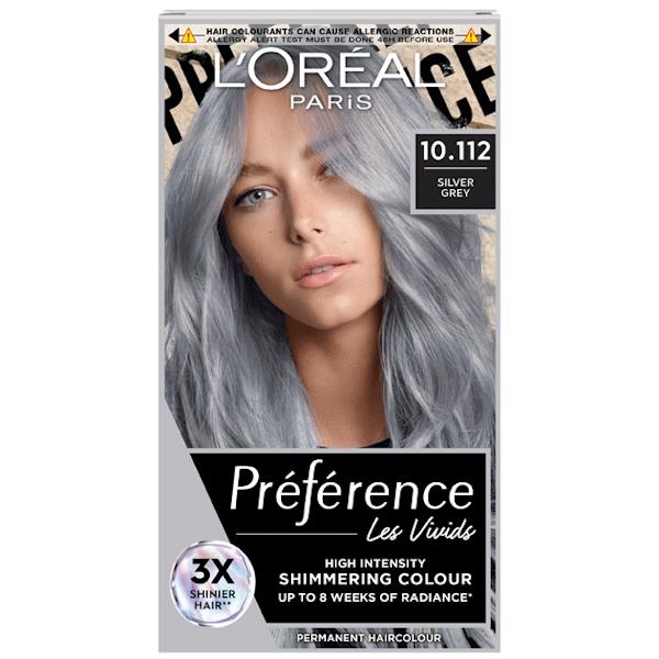L'Oreal Preference Vivids 10.112 Silver Grey