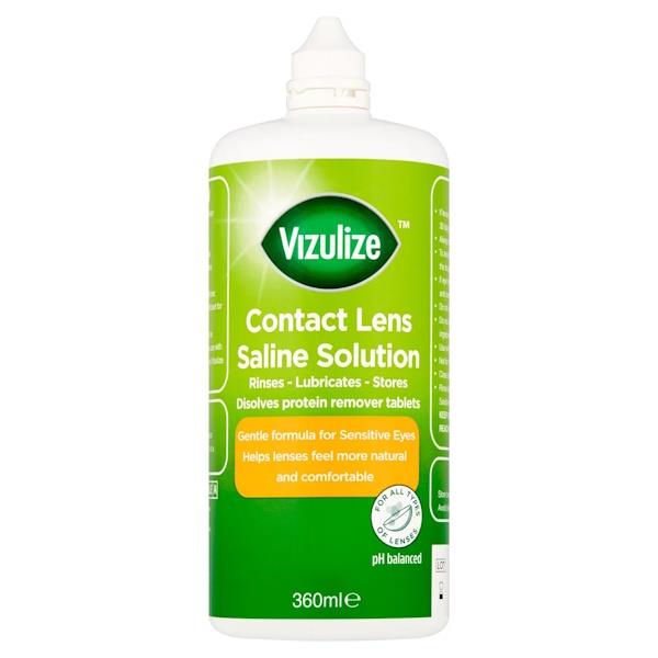 Vizulize Contact Lens Saline Solution 360ml