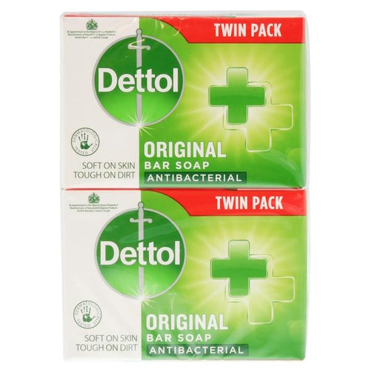 Dettol Original Bar Soap Antibacterial 100g Twin Pack (Case of 6)