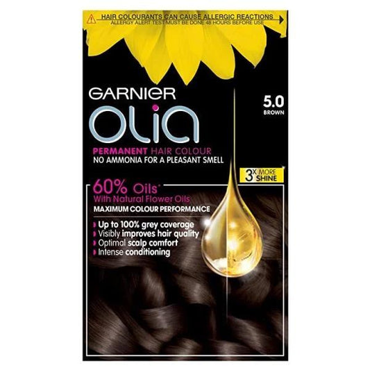 Garnier Olia Permanent Hair Colour 5.0 Brown