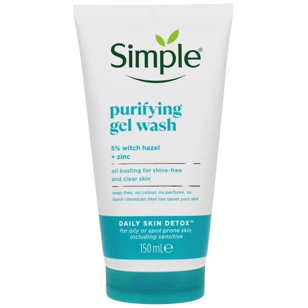 Simple Daily Skin Detox Purifying Gel Wash 150ml