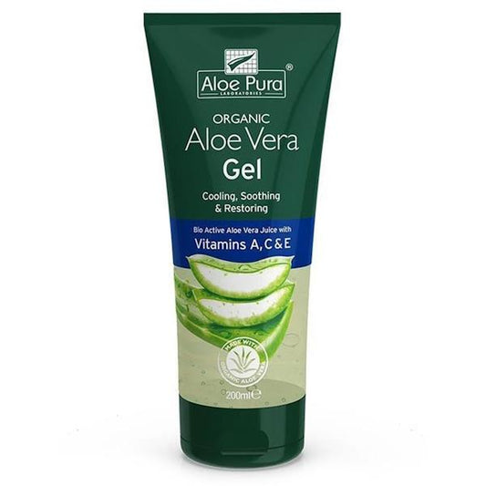 Aloe Pura Organic Aloe Vera Gel Vitamins A, C & E 200ml