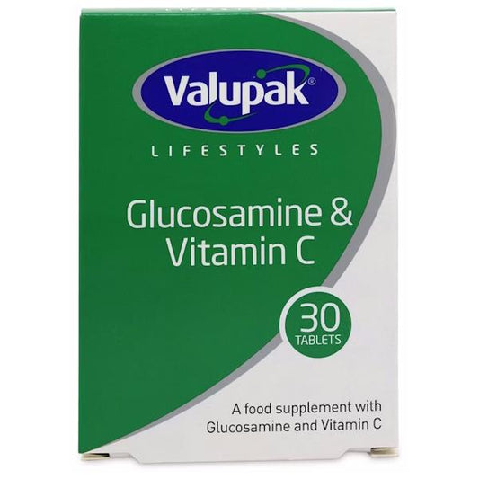 Valupak Glucosamine & Vitamin C 30 Tablets Blister Pack