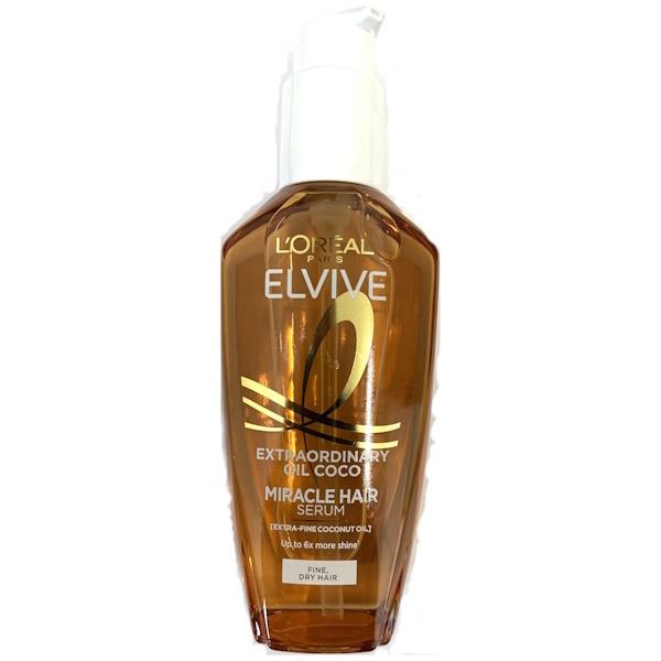 L'Oreal Elvive Extraordinary Oil Coco Miracle Hair Serum Fine Dry Hair 100ml
