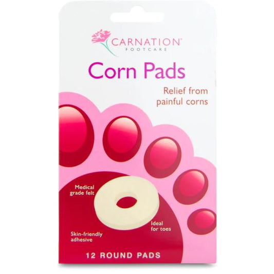 Carnation Footcare Corn Pads 12 Round Pads