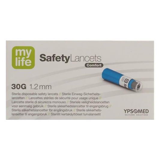 Mylife Safety Lancets Comfort 30G 1.2mm 200 Lancets