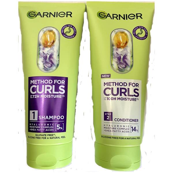 Garnier Method For Curls Shampoo 200ml & Conditioner 200ml