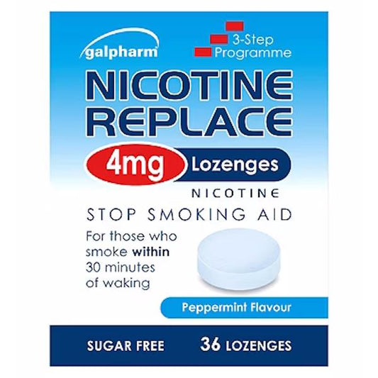 Galpharm Nicotine Replace 4mg Peppermint Flavour 36 Lozenges