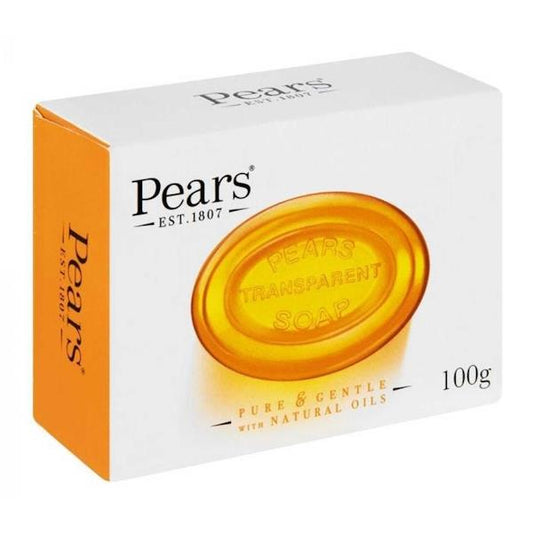 Pears Transparent Soap Pure & Gentle with Natural Oils 100g (Case of 12)