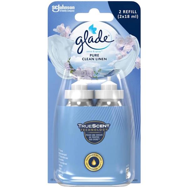 Glade Sense & Spray Refill Pure Clean Linen 2 x 18ml