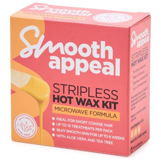 Smooth Appeal Stripless Hot Wax Kit Microwave Formula 40g