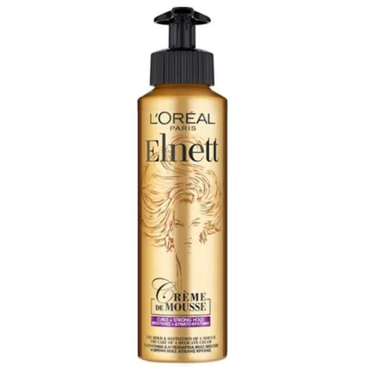 L'Oreal Elnett Satin Creme De Mousse Curls + Strong Hold 200ml