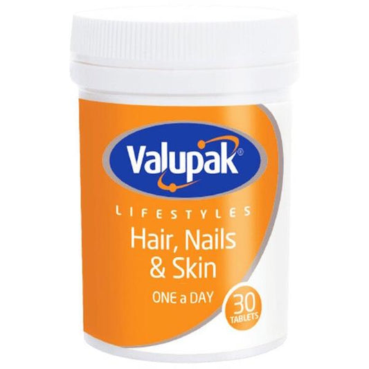 Valupak Lifestyles Hair Nails & Skin 30 Tablets